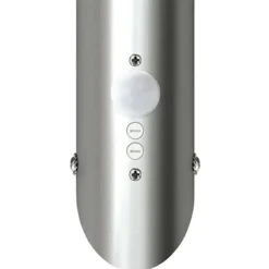 vidaXL Iluminación-2 Apliques de exterior con detector de movimiento, acero inoxidable