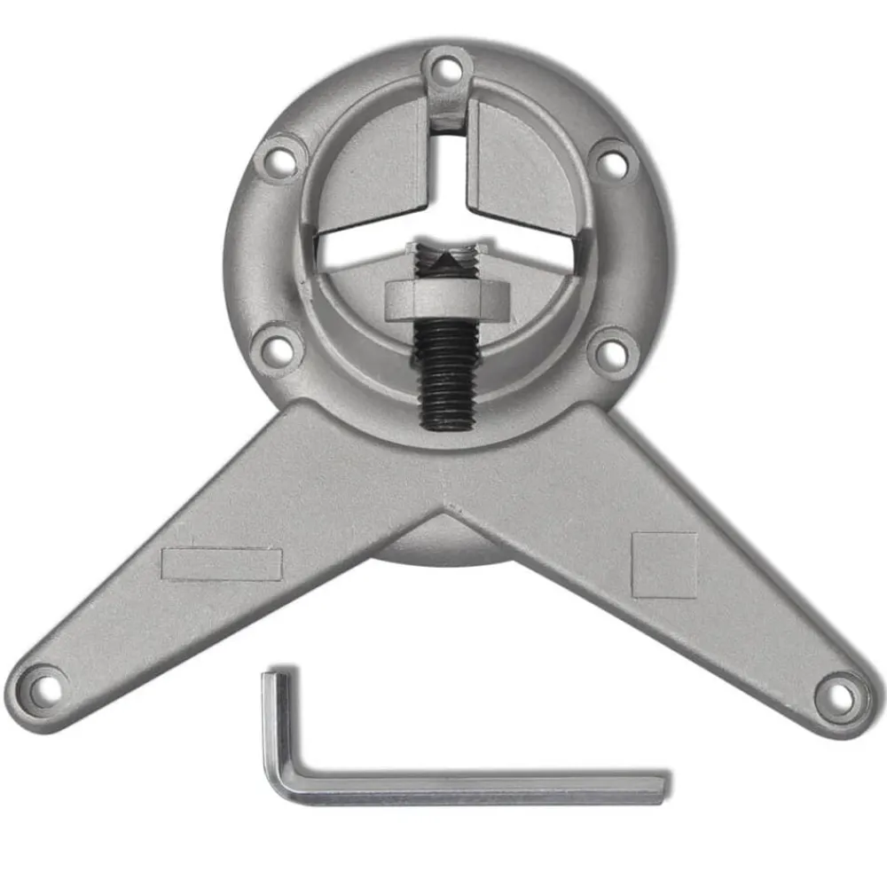 vidaXL Accesorios Para Mesas-4 Patas de mesa ajustables en alturas 710 mm color cromo