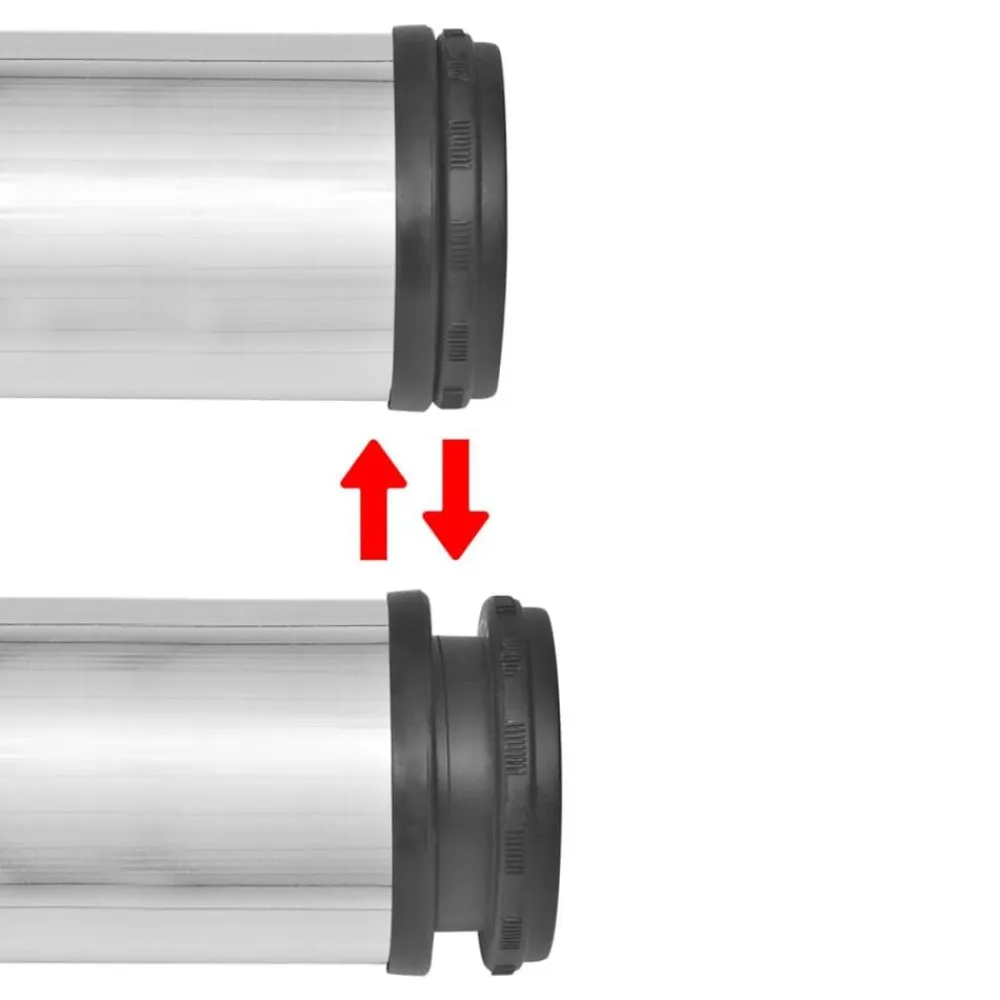 vidaXL 4 Patas de mesa ajustables en alturas 710 mm color níquel pulido Níquel cepillado Clearance