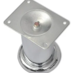 vidaXL Accesorios Para Sofás-4 Patas Redondas para Sofá 60 mm (Color Cromo)
