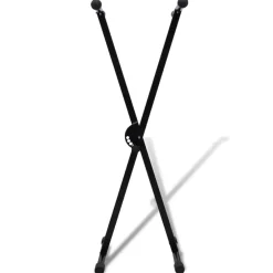 vidaXL Arte Y Ocio-Ajustable Soporte Solo De Teclado Musical Marco-X