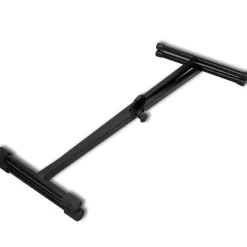 vidaXL Arte Y Ocio-Ajustable Soporte Solo De Teclado Musical Marco-X