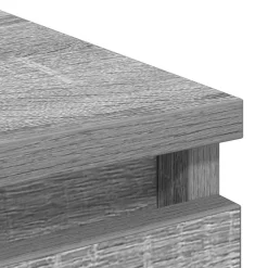 vidaXL Aparador Sonoma gris 100x35x99 cm madera de ingeniería Gris sonoma New