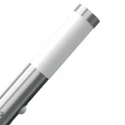 vidaXL Aplique de exterior con sensor, resistente al agua, RVS