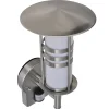 vidaXL Iluminación-Aplique de pared inoxidable con sensor, forma cónica