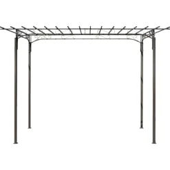vidaXL Arco de rosa de jardín glorieta de acero decoración de jardín Online