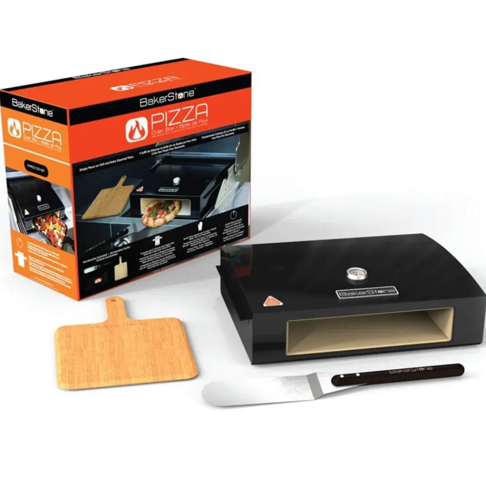 BakerStone Set de horno para pizza negro Online