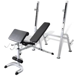 vidaXL Banco de entrenamiento multiejercicio Best