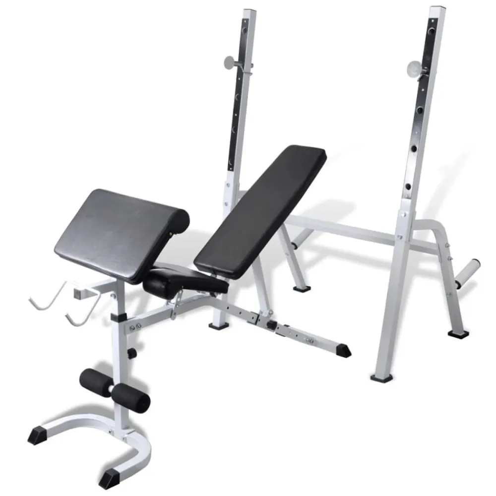 vidaXL Banco de entrenamiento multiejercicio Best