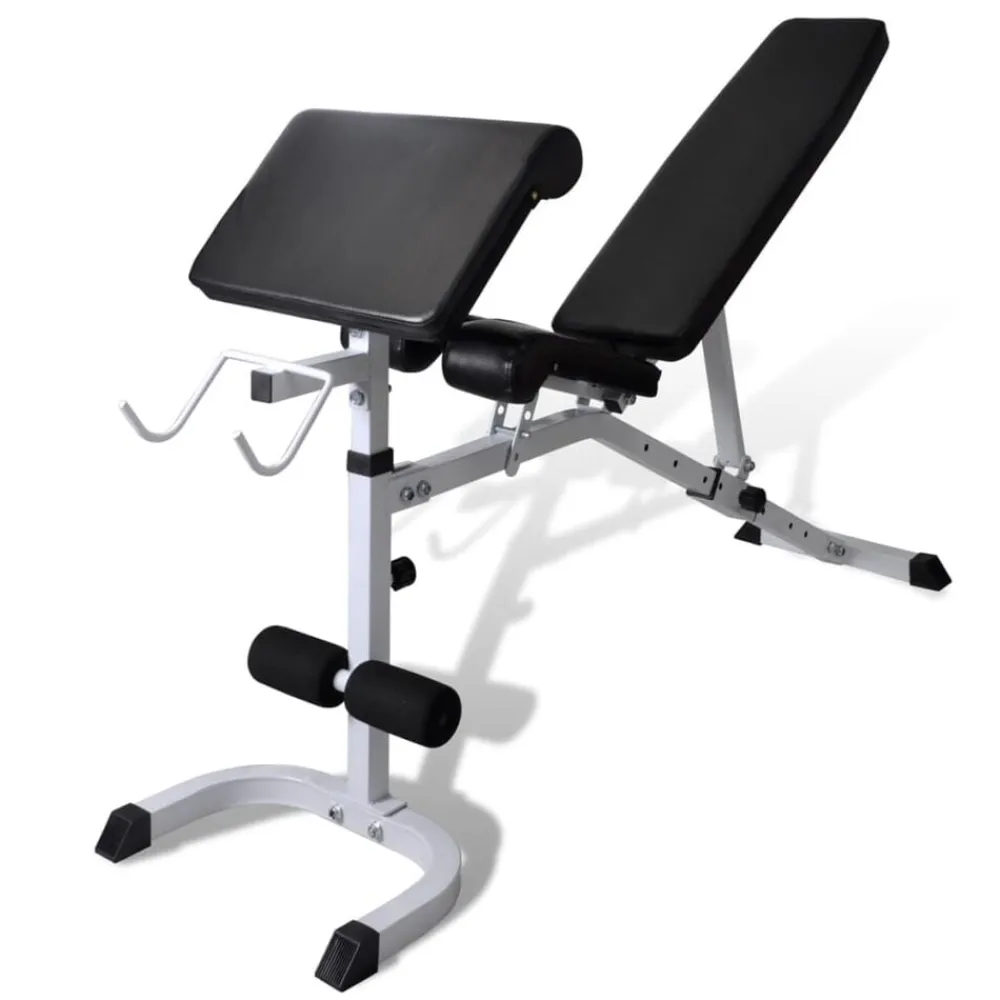 vidaXL Banco de entrenamiento multiejercicio Best