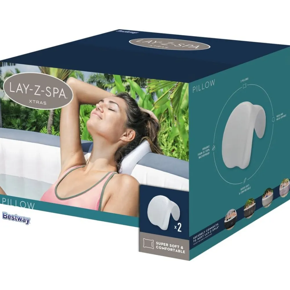 Bestway Piscina Y Spa-Almohada de bañera de hidromasaje Lay-Z-Spa
