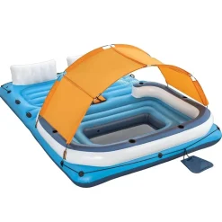 Bestway Piscina Y Spa-Cochoneta isla Tropical Breeze 389x274 cm 43105
