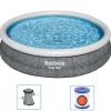 Bestway Piscina Y Spa-Conjunto de piscina redonda 366x76 cm