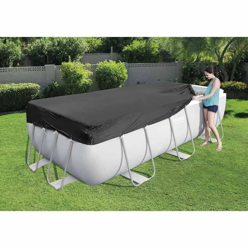 Bestway Cubierta para piscina Flowclear 404x201 cm Discount