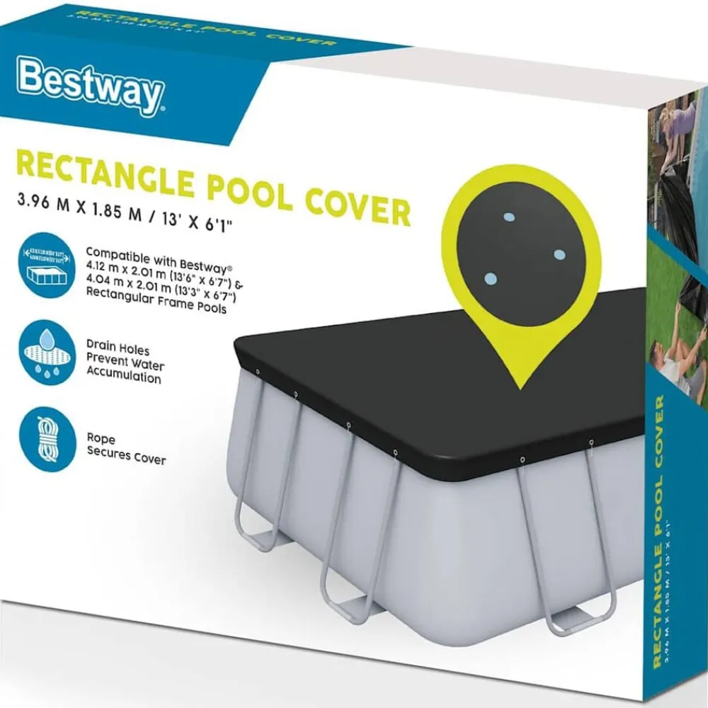 Bestway Cubierta para piscina Flowclear 404x201 cm Discount