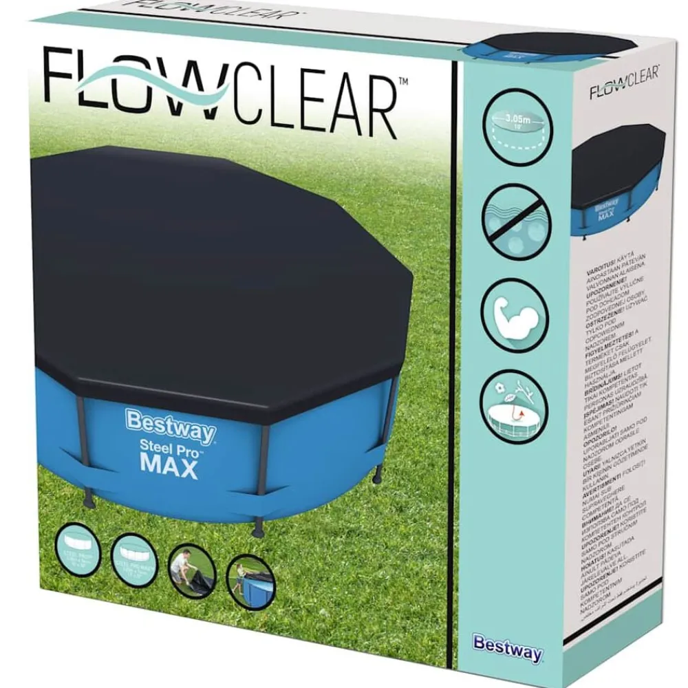 Bestway Piscina Y Spa-Cubierta para piscina Flowclear 305 cm