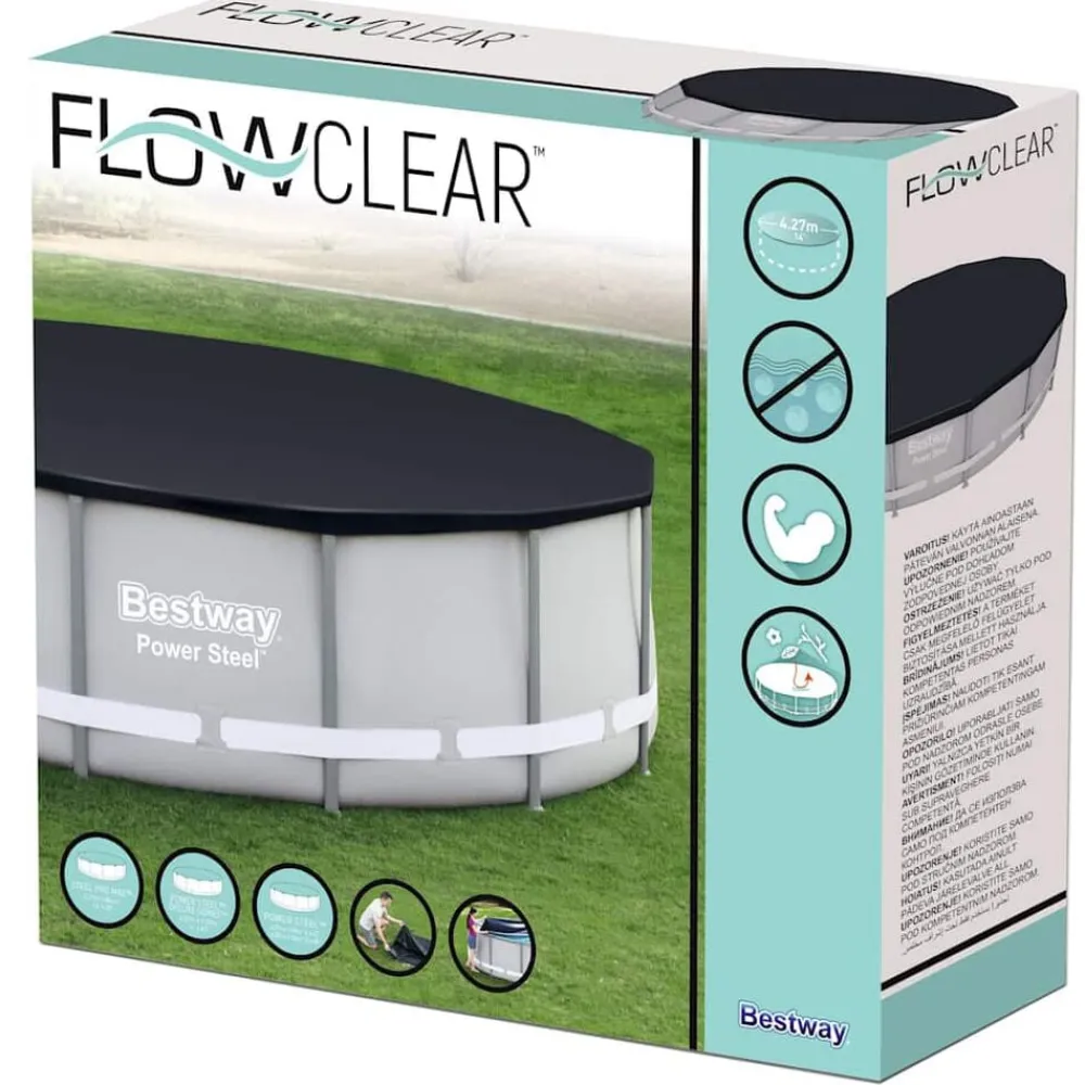 Bestway Piscina Y Spa-Cubierta para piscina Flowclear 427 cm