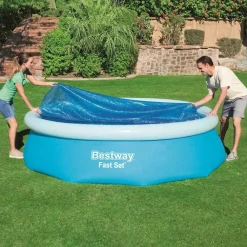 Bestway Piscina Y Spa-Cubierta solar para piscina Flowclear 305 cm