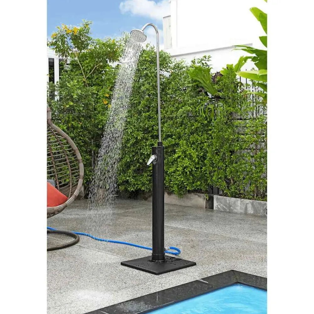 Bestway Ducha de exterior Solar Flow negro 8 L Clearance