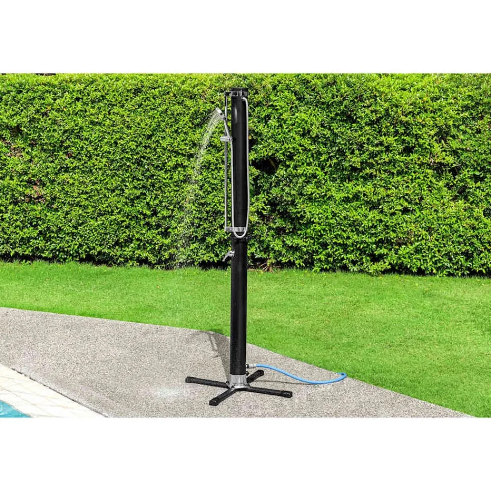 Bestway Piscina Y Spa-Ducha de exterior Solar Flow negro 20 L