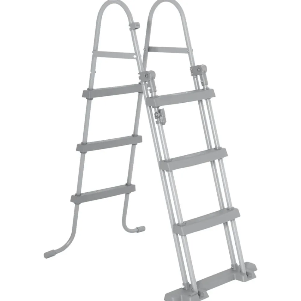 Bestway Piscina Y Spa-Escalera de piscina de 4 peldaños Flowclear 107 cm