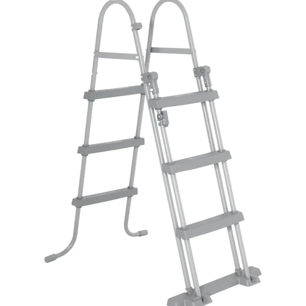 Bestway Escalera de piscina de 4 escalones Flowclear 107 cm Clearance