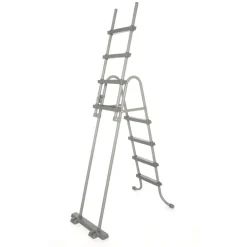 vidaXL Bestway Escalera de seguridad para piscina 4 peldaños Flowclear 122 cm Hot