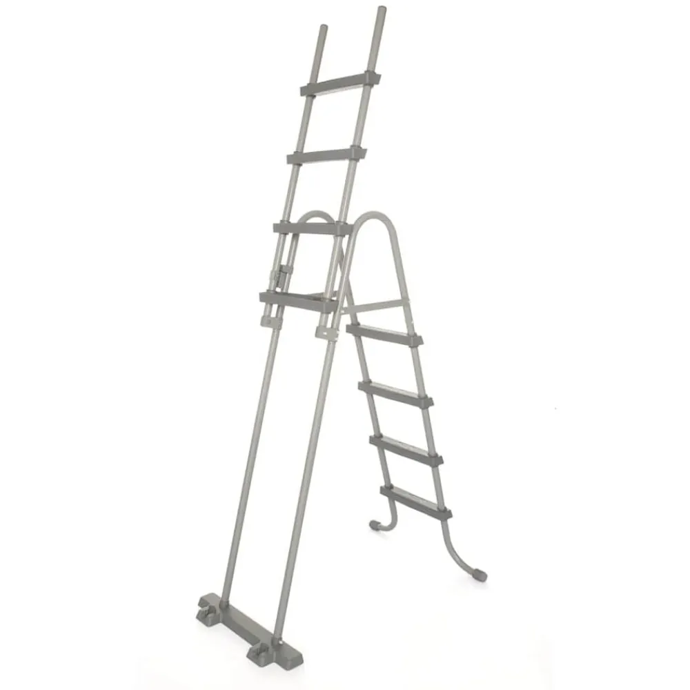 vidaXL Bestway Escalera de seguridad para piscina 4 peldaños Flowclear 122 cm Hot