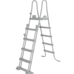Bestway Piscina Y Spa-Escalera de seguridad para piscina 4 peldaños Flowclear 132 cm