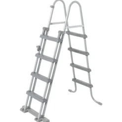 Bestway Escalera de seguridad para piscina 4 peldaños Flowclear 122 cm Online