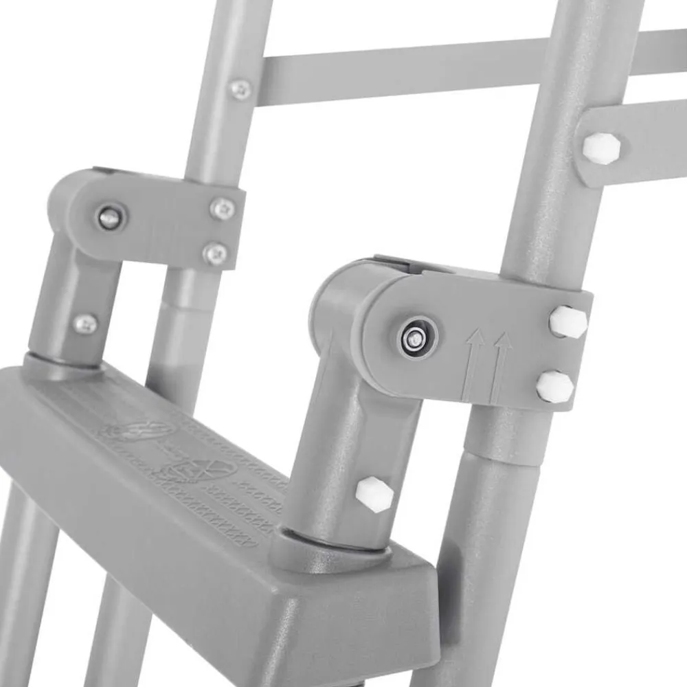 Bestway Piscina Y Spa-Escalera de seguridad para piscina 4 peldaños Flowclear 122 cm