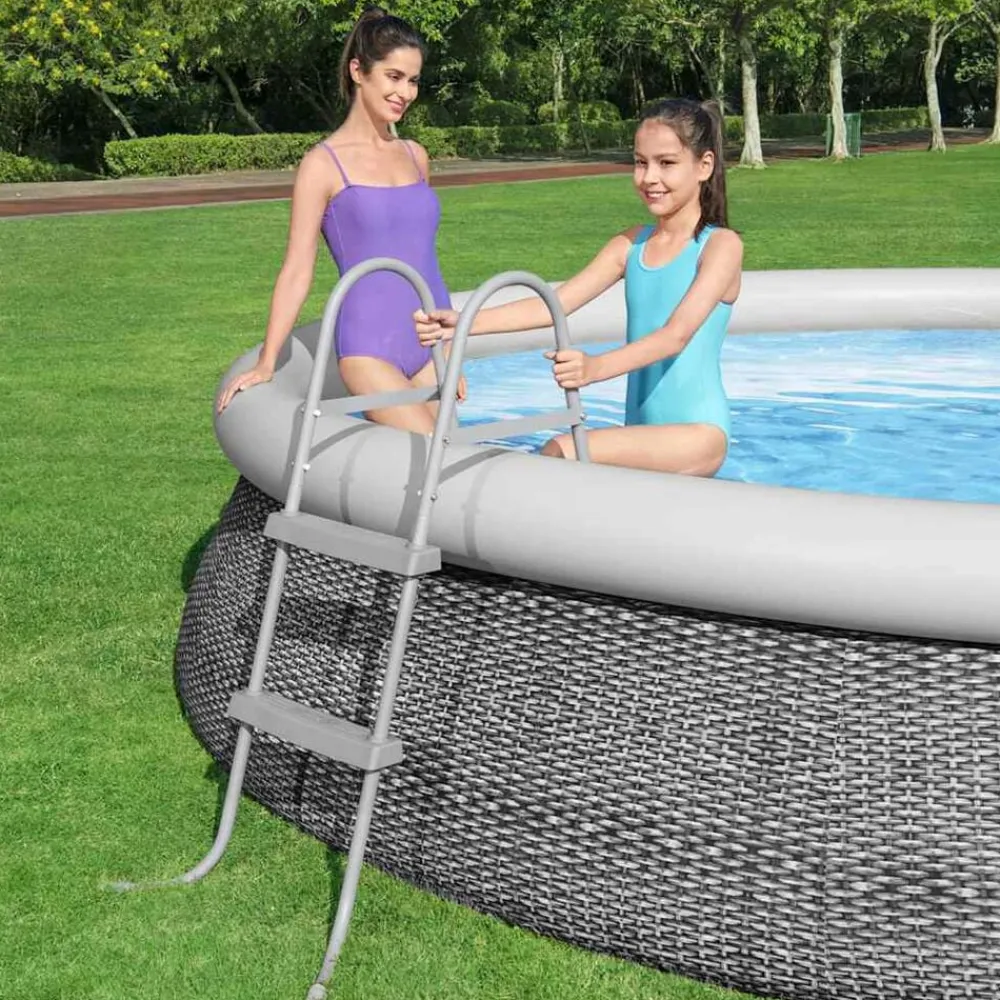 Bestway Escalera para piscina 2 peldaños Flowclear 84 cm Hot