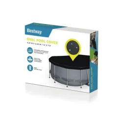 Bestway Piscina Y Spa-Flowclear Cubierta para piscina 418x230 cm