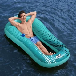 Bestway Hydro Force Tumbona flotante de malla azul 188x109 cm