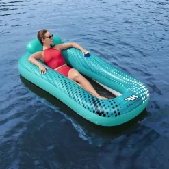 Bestway Hydro Force Tumbona flotante de malla azul 188x109 cm