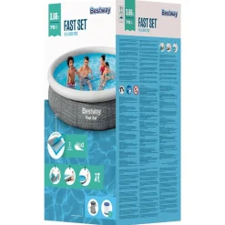 Bestway Juego de piscina redondo 366x76 cm Discount