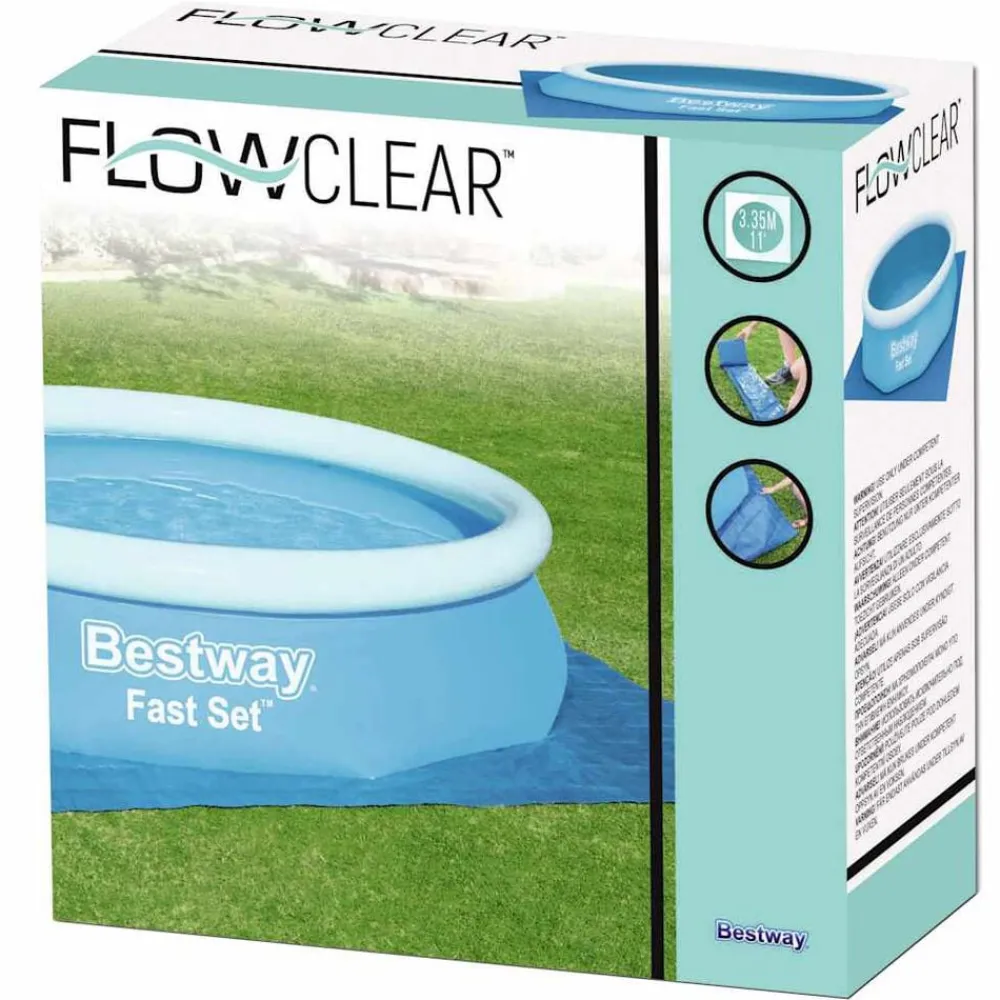 Bestway Piscina Y Spa-Lona para suelo de piscina Flowclear 335x335 cm