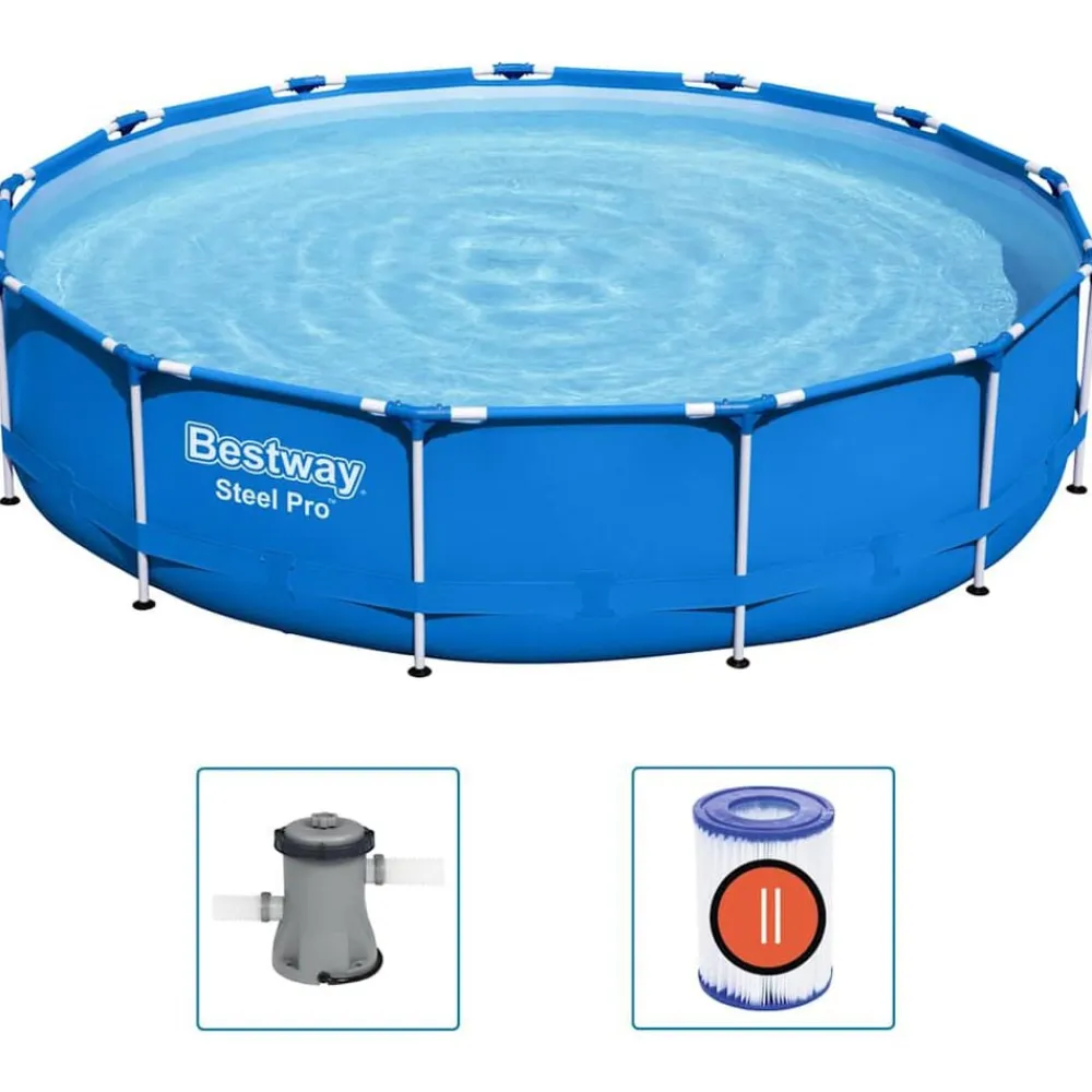 Bestway Piscina con estructura Steel Pro 396x84 cm Outlet