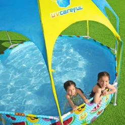 Bestway Piscina Y Spa-Piscina desmontable para niños Steel Pro UV Careful 244x51 cm