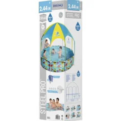 Bestway Piscina elevada para niños Steel Pro UV Careful 244x51 cm Online