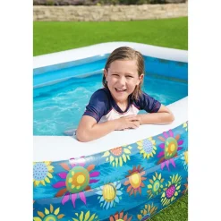 Bestway Piscina hinchable infantil azul 229x152x56 cm Hot
