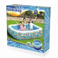 Bestway Piscina hinchable infantil azul 229x152x56 cm Hot