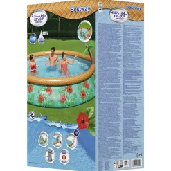 Bestway Piscina hinchable Fast Set serie Paradise Palms 457x84 cm Hot