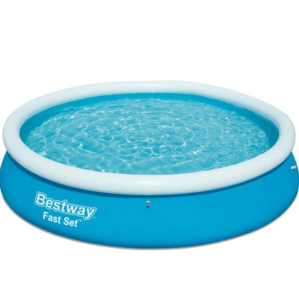 Bestway Piscina Y Spa-Piscina inflable redonda Fast Set 366x76 cm