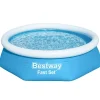 Bestway Piscina Y Spa-Piscina inflable redonda Fast Set 244x61 cm