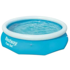 Bestway Piscina Y Spa-Piscina redonda inflable Fast Set 57266 305x76 cm