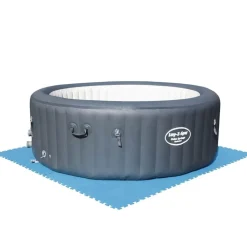 Bestway Piscina Y Spa-Protectores de suelo de piscina 8 piezas azul 58220