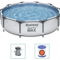 Bestway Piscina Y Spa-Set de piscina Steel Pro MAX 305x76 cm