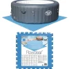 Bestway Piscina Y Spa-Suelo protector para piscina 8 uds azul