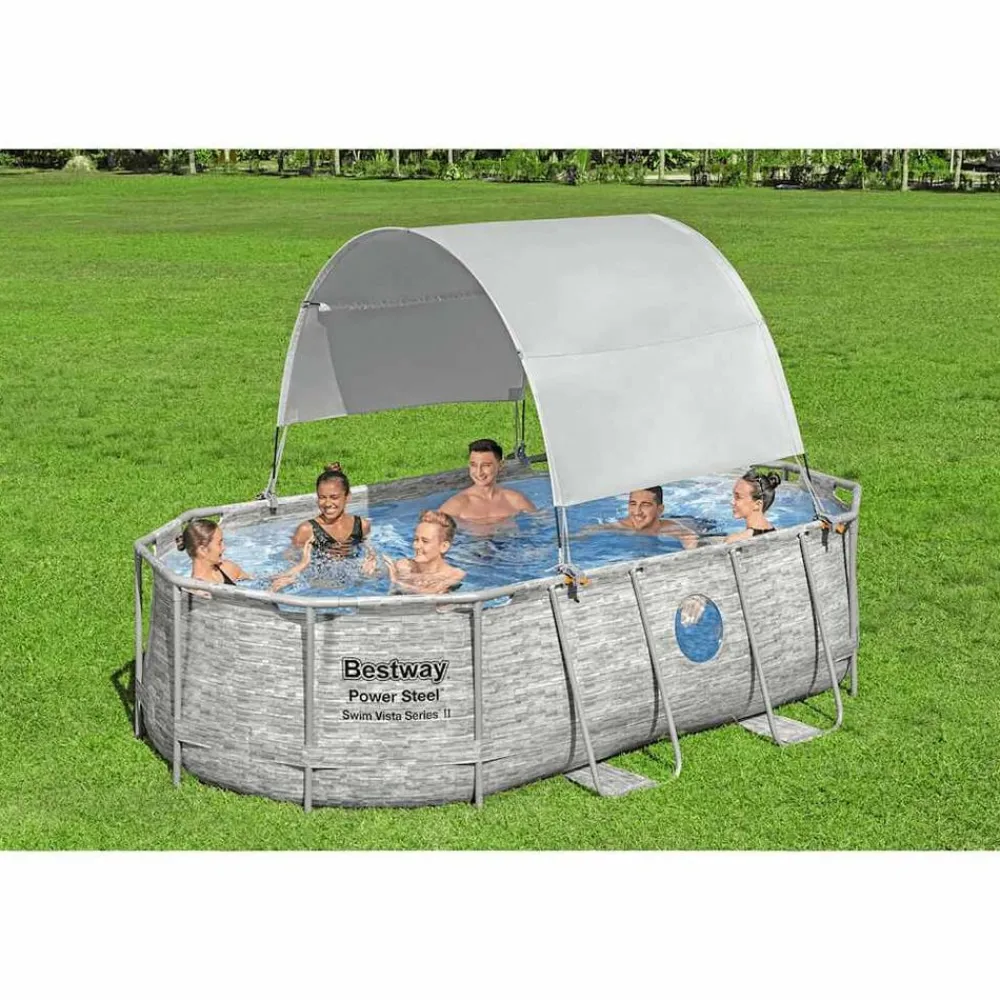 Bestway Toldo para piscina desmontable blanco Sale